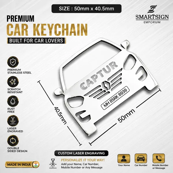 Renault_Captur_Model_Car_Keychain