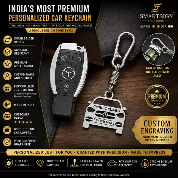 Mercedes_Benz_C_Class(2022-Present)_Model_Car_Keychain