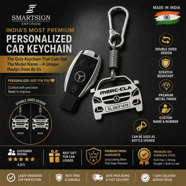 Mercedes_Benz_Cla_Model_Car_Keychain
