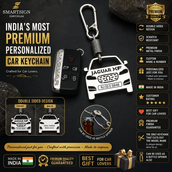 Jaguar_Xf_Model_Car_Keychain