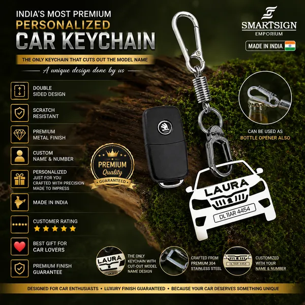 Skoda_Laura_Model_Car_Keychain