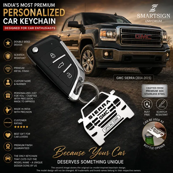 Gmc_Sierra(2014-2015)_Model_Car_Keychain
