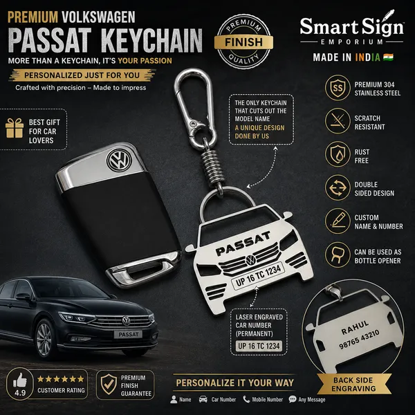Volkswagen_Passat_Model_Car_Keychain