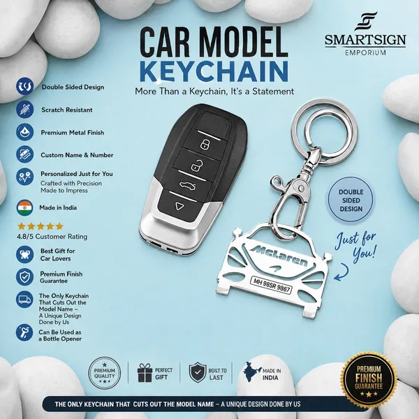 Mclaren_Spyder_Model_Car_Keychain