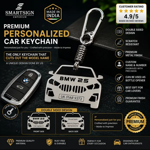 Bmw_2_Series_Model_Car_Keychain