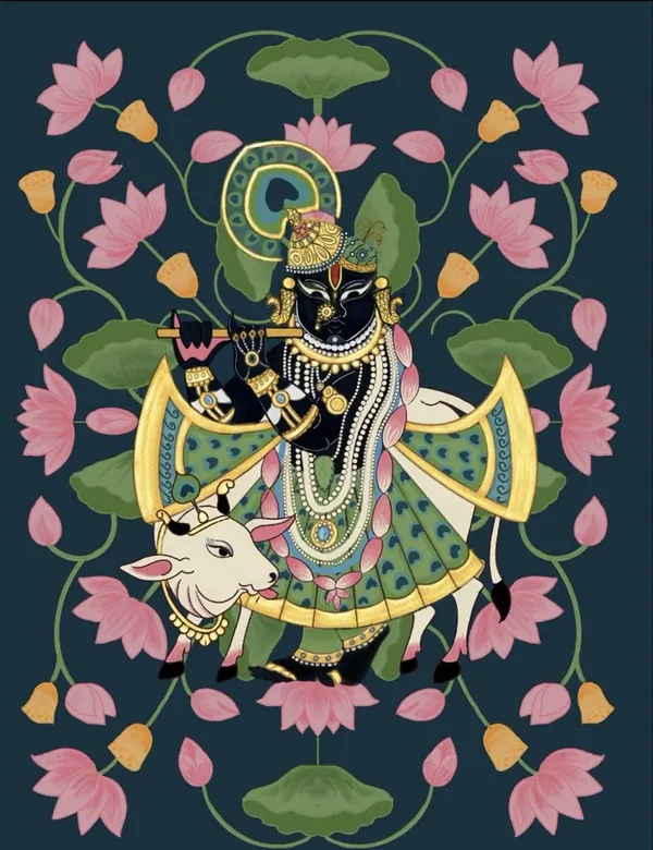 Devotional_Krishna_Lotus_Print_Wall_Art