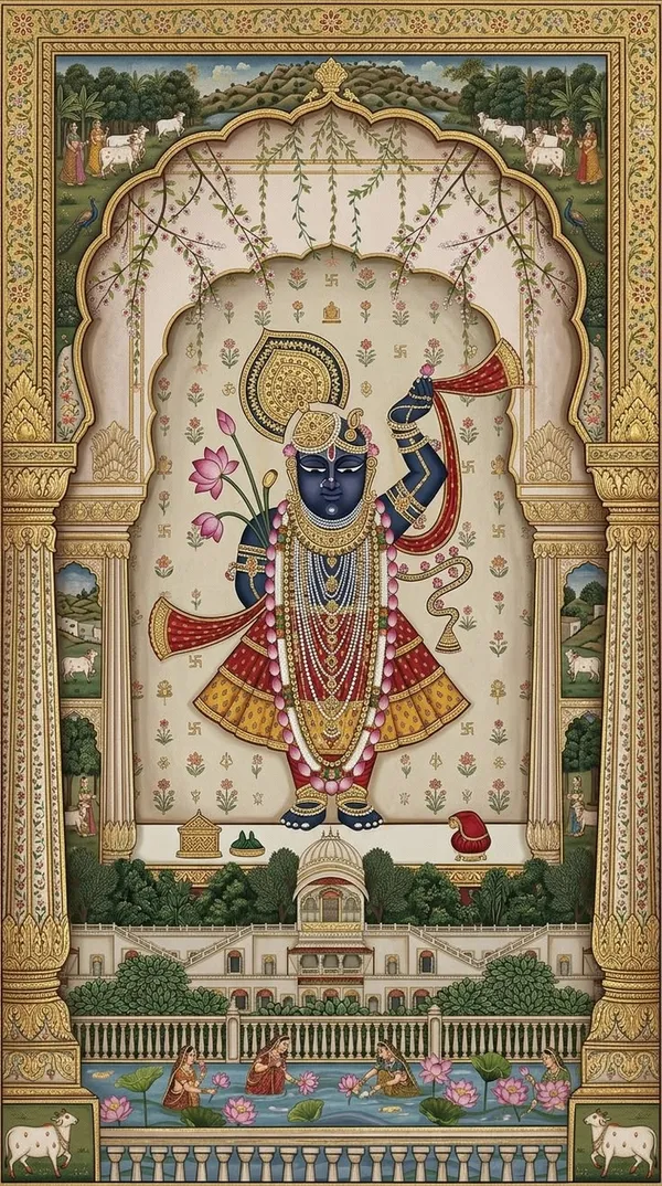 Devotional_Shrinathji_Temple_Artwork_Wall_Decor