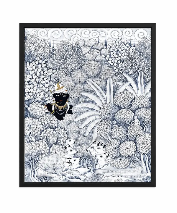 Traditional_Krishna_Floral_Motif_Decorative_Wall_Art