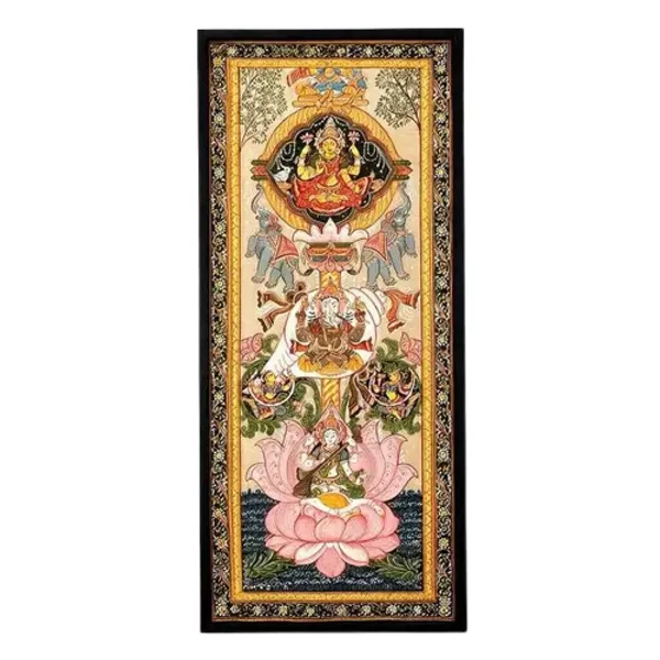 Traditional_Hindu_Deities_Kalamkari_Wall_Hanging