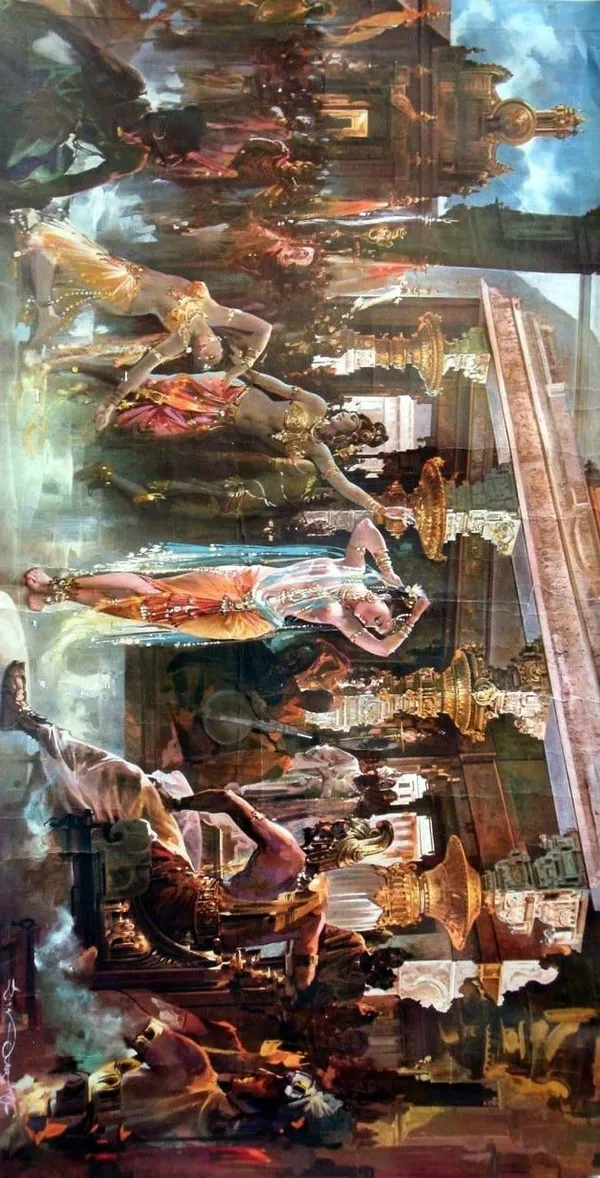 Traditional_Indian_Mythological_Scene_Wall_Art