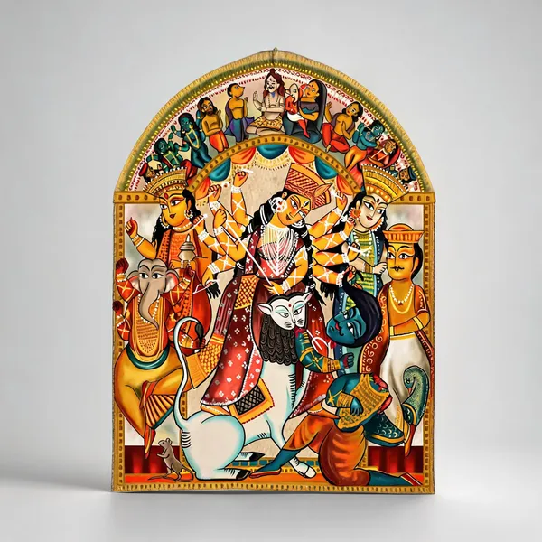 Indian_Folk_Art_Devotional_Wall_Painting
