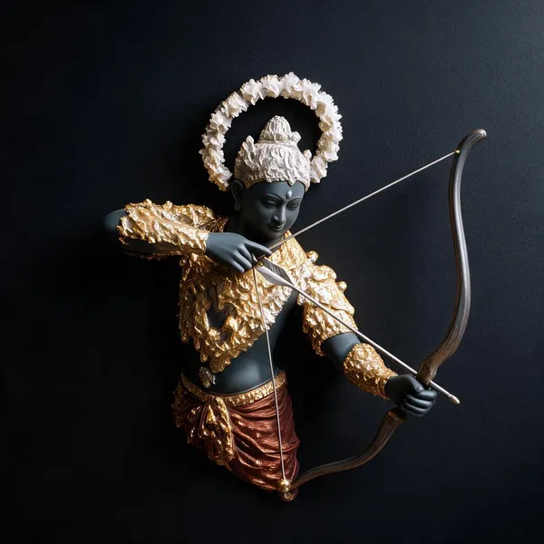 Golden_Bow_Archer_Decorative_Figurine