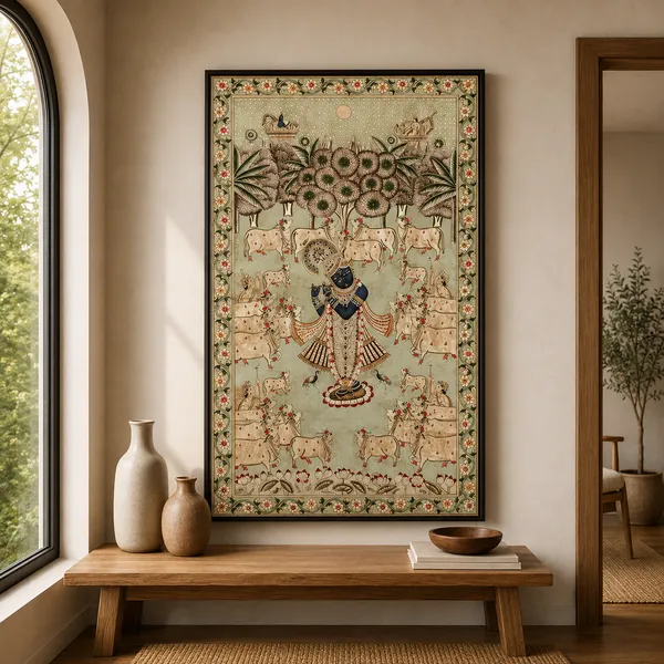 Pichwai_Krishna_Cow_Religious_Wall_Art