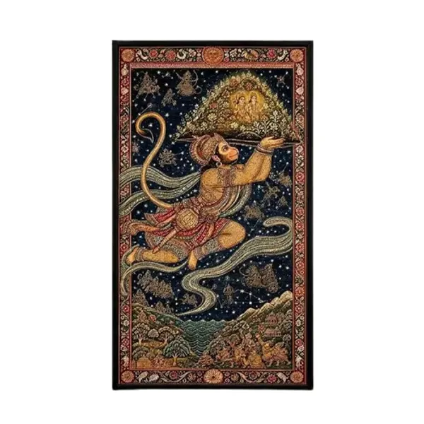 Mythological_Folk_Art_Hanuman_Wall_Art