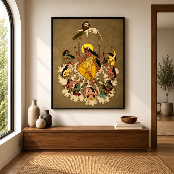 Traditional_Indian_Mythological_Folk_Art_Painting