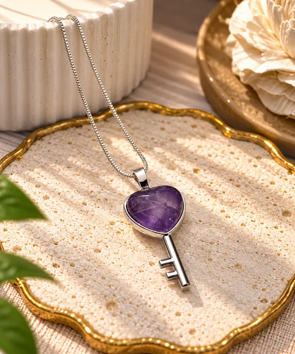 Amethyst_Key_Pendant