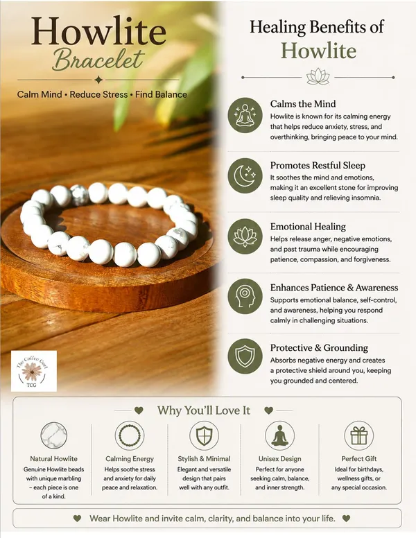 Howlite_Bracelet_With_Free_Selenite_Tumble