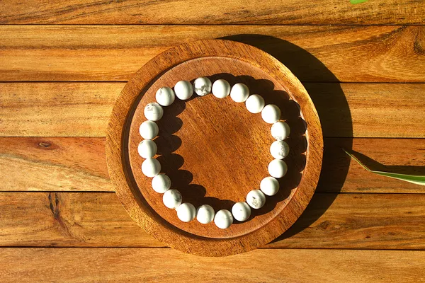 Howlite_Bracelet_With_Free_Selenite_Tumble