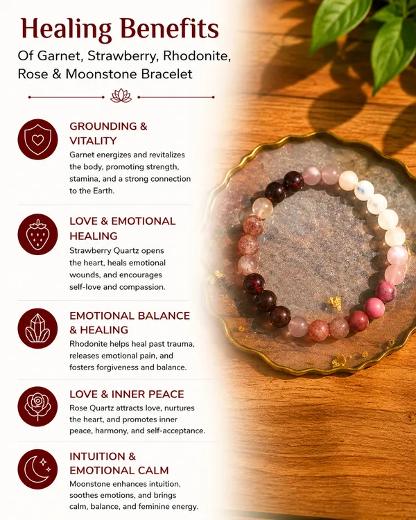 Granet_Strawberry_Rhodonite_Rose_Moonstone_Bracelet_With_Free_Selenite_Tumble