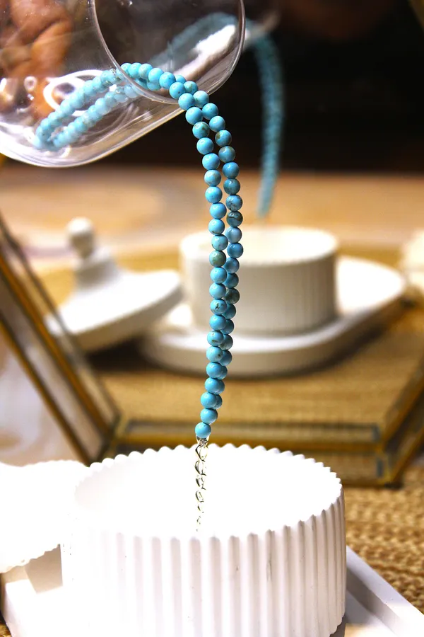 Turquoise_4mm_Anklets