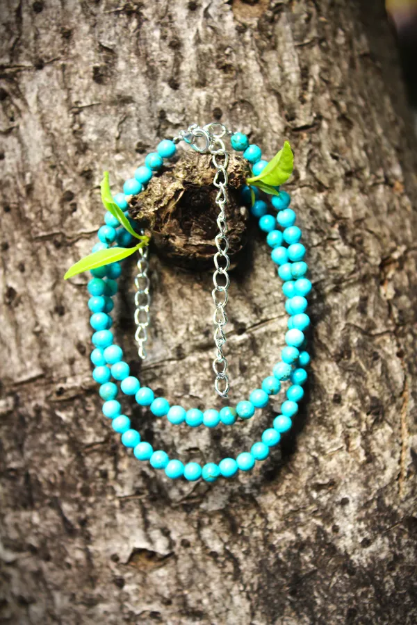 Turquoise_4mm_Anklets