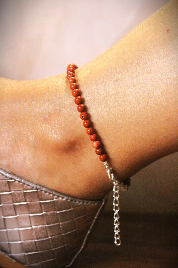 Red_Jasper_4mm_Anklets