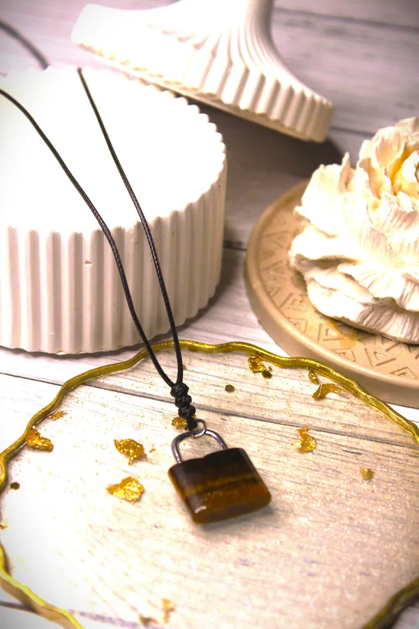 Tiger_S_Eye_Lock_Key_Couples_Pendant