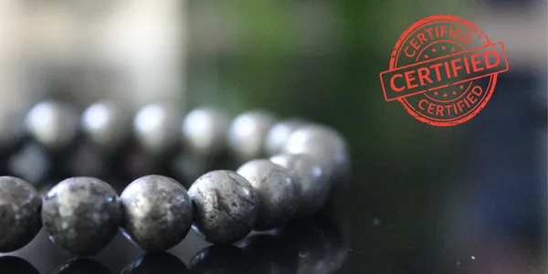 Raw_Pyrite_Bracelet_With_Free_Selenite_Tumble