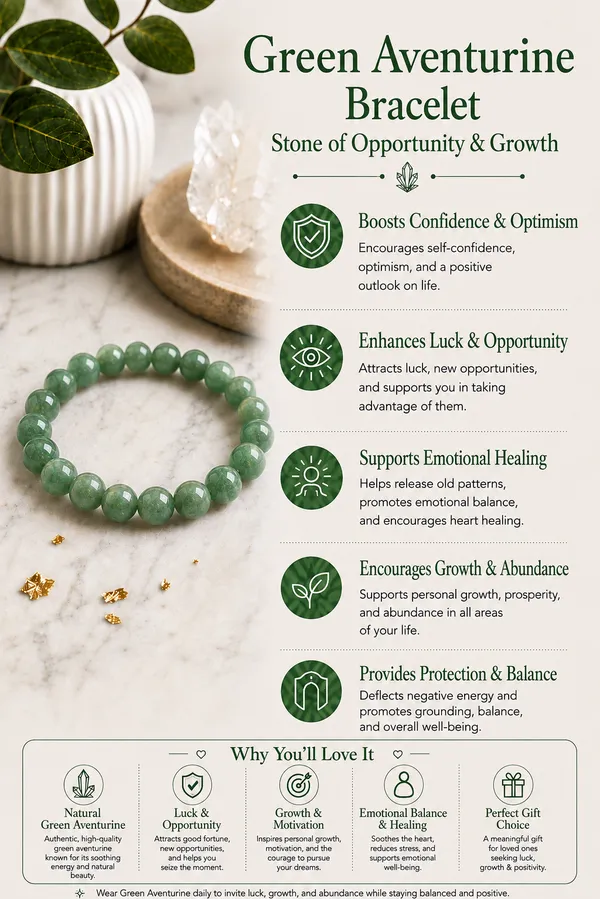 Green_Aventurine_Bracelet_With_Free_Selenite_Tumble