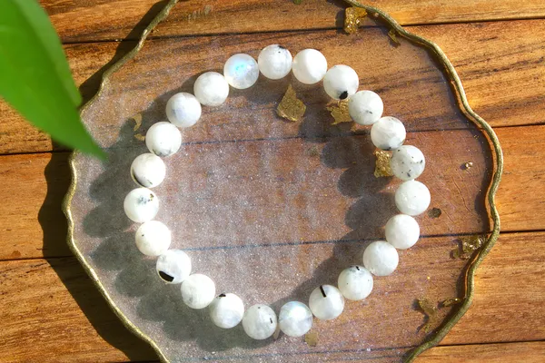 Moon_Stone_Bracelet_With_Free_Selenite_Tumble