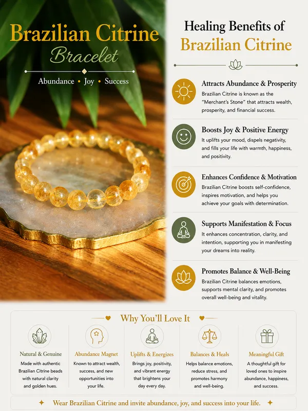 Aaa_Brazilian_Citrine_Bracelet_With_Free_Selenite_Tumble