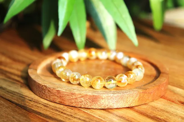 Aaa_Brazilian_Citrine_Bracelet_With_Free_Selenite_Tumble