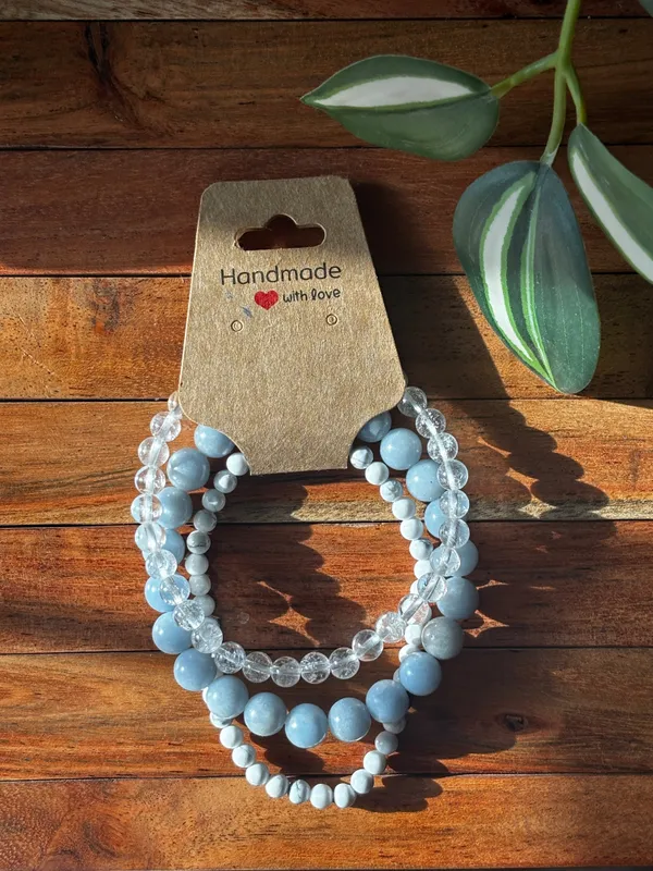 Lunara_Bracelet_Stack_With_Free_Selenite_Tumble