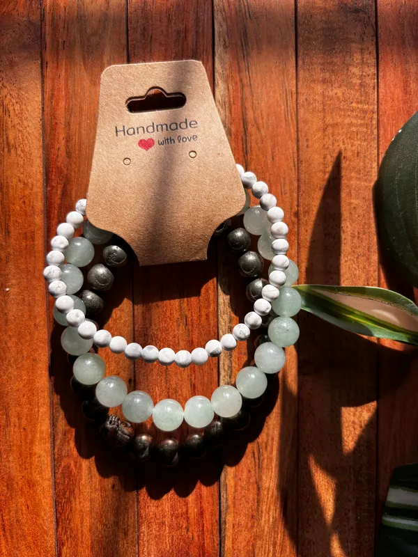Prospera_Bracelet_Stack_With_Free_Selenite_Tumble