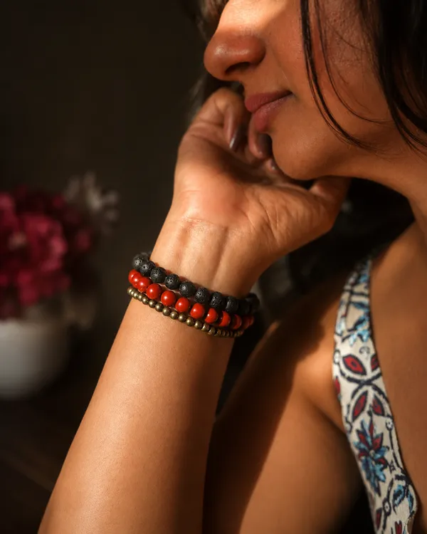 Ember_Bracelet_Stack_With_Free_Selenite_Tumble