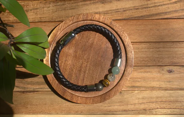 Men_S_Green_Aventurine_Raw_Pyrite_Citrine_Tigers_Eye_Leather_Bracelet