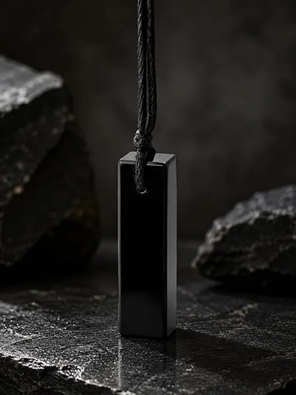 Black_Tourmaline_Rectangle_Crystal_Necklace_For_Men_Adjustable_Black_Cord