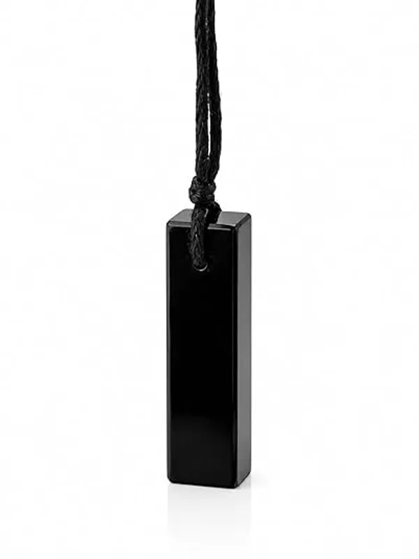 Black_Tourmaline_Rectangle_Crystal_Necklace_For_Men_Adjustable_Black_Cord