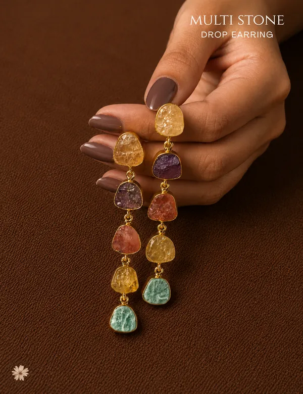 Multi_Stone_Drop_Earrings_Golden_Collection