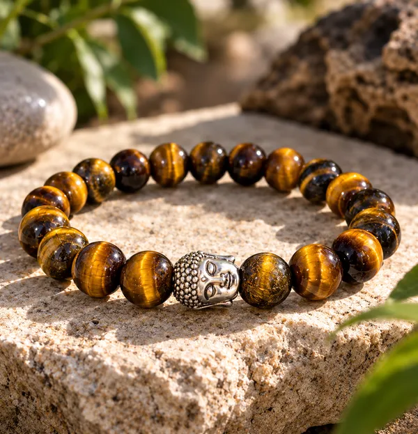 Tiger_S_Eye_Bracelet_With_Free_Selenite_Tumble