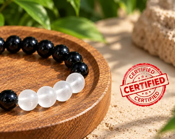 Tourmaline_4_Selenite_Bracelet_With_Free_Selenite_Tumble_Aura_Shield_Bracelet
