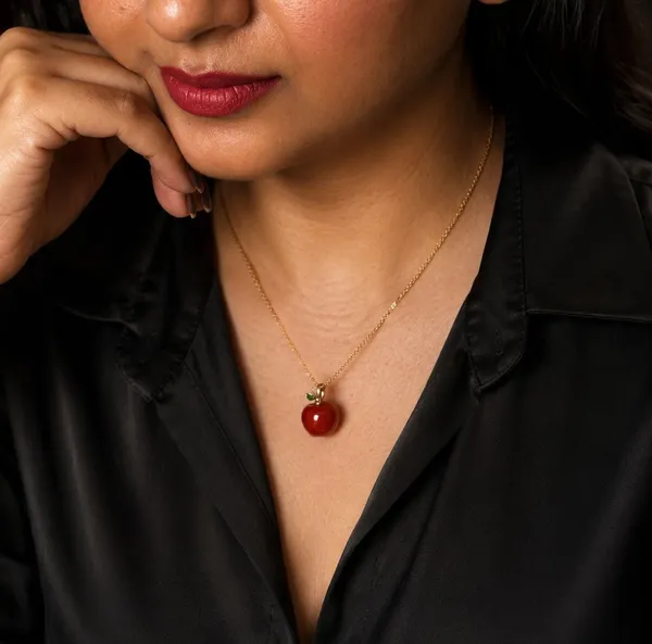 Red_Jasper_Apple_Pendant_With_Gold_Chain