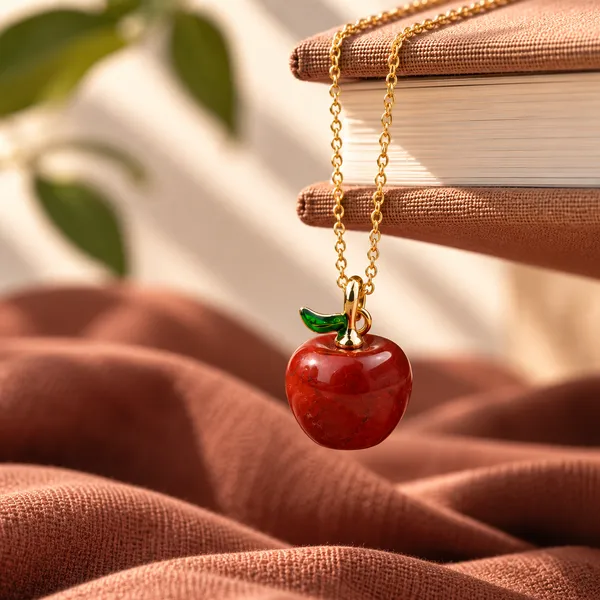 Red_Jasper_Apple_Pendant_With_Gold_Chain
