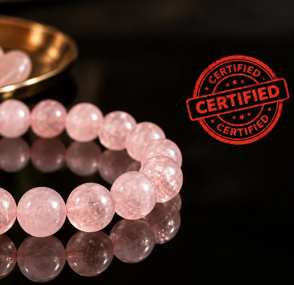 Rose_Quartz_Bracelet_With_Free_Selenite_Tumble