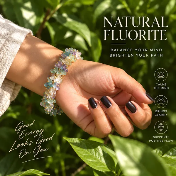 Woman_S_Multi_Fluorite_Chips_Bracelet_With_Free_Selenite_Tumble