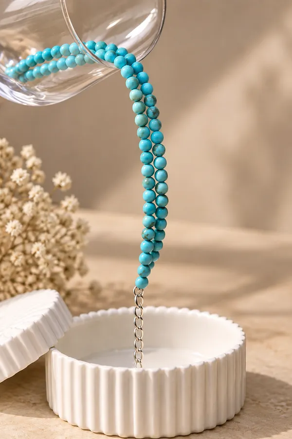 Turquoise_4mm_Anklets