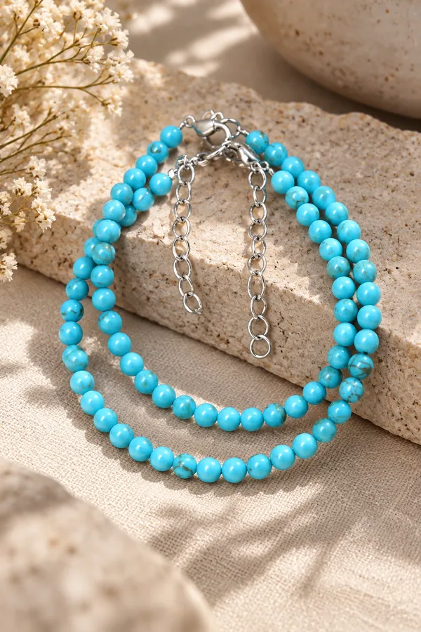 Turquoise_4mm_Anklets