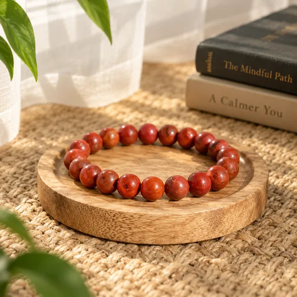 Red_Jasper_Bracelet_With_Free_Selentile_Tumble