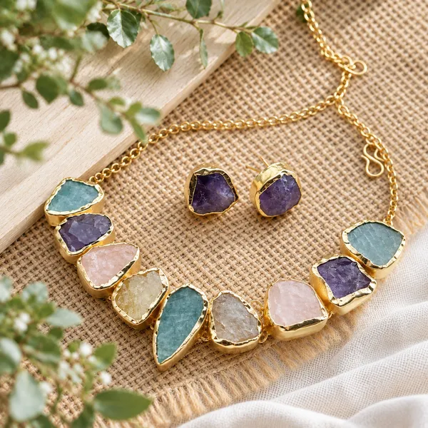 Mosaic_Necklace_Set_with_Earrings