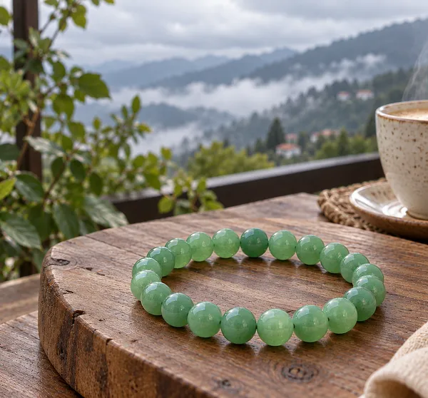 Green_Aventurine_Bracelet_With_Free_Selenite_Tumble